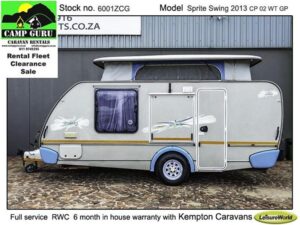 Pre-owned 2013 Sprite Swing Caravan (On Road) On-Road Sprite Caravan for sale