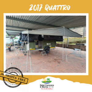 Pre-owned 2017 Quattro Off-road Invader Off-road Camper for sale