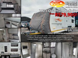 Pre-owned 2021 Quantum Infinity On-Road Quantum Caravan for sale